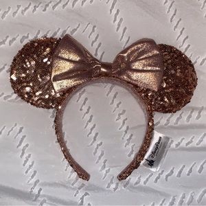 Rose gold Minnie ears